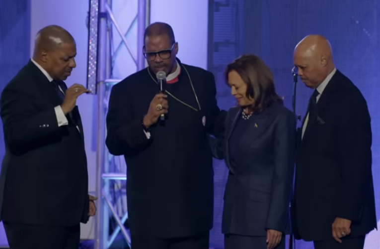 Kamala Harris Anointed by COGIC Bishop