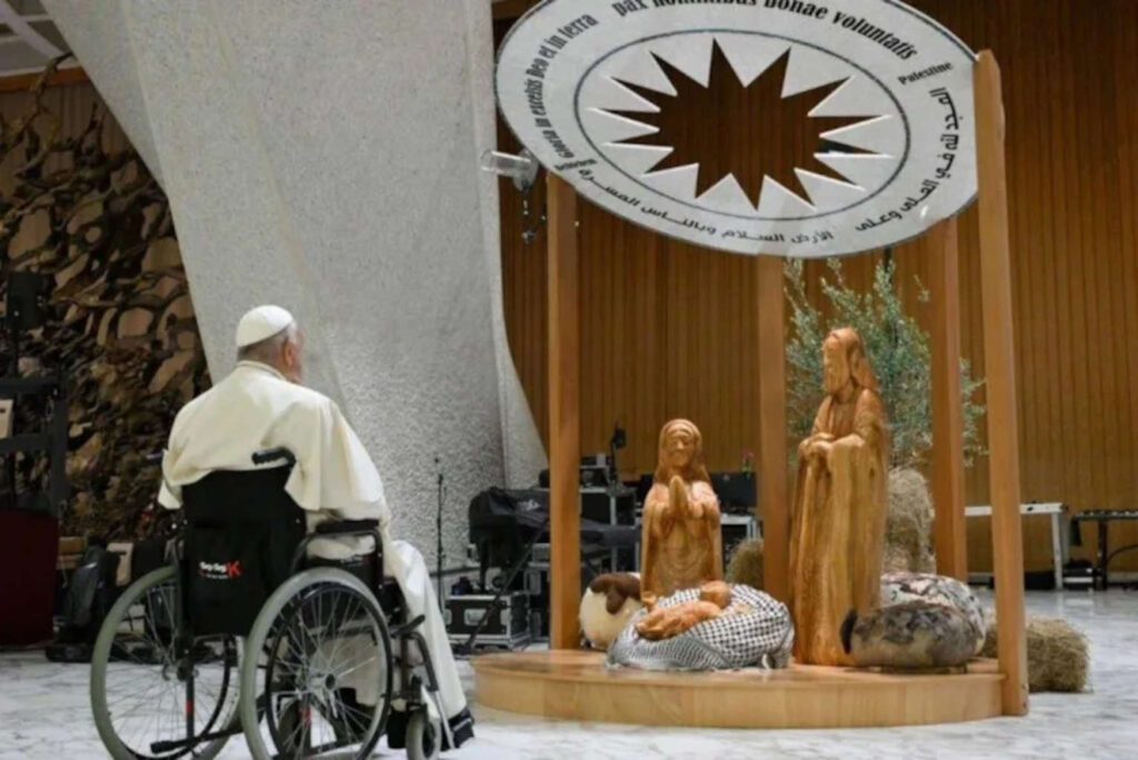 Vatican Removes Nativity Scene Portraying Baby Jesus Lying In Manger ...