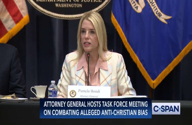 AG Bondi Launches Task Force to Combat Anti-Christian Bias