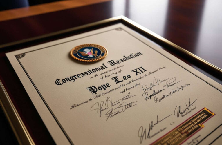 Historic First: U.S. Lawmakers Unite to Honor Pope Leo XIV’s Election