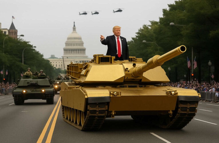 Trump Honors America With Military Parade While Leftist Protesters Lash Out